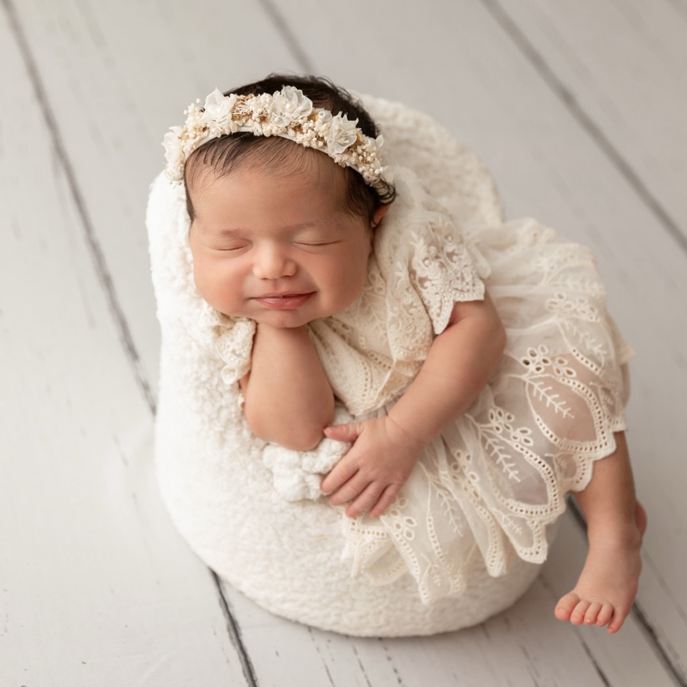 Embroidery Studio - Professional Studio Newborn Photography Props Romper
