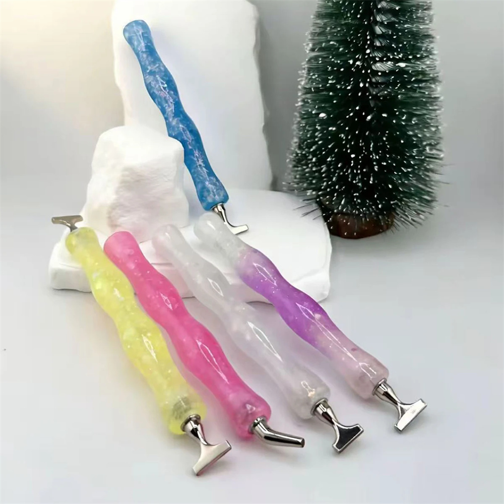 Embroidery Details - New Wavy Resin Diamond Painting Pen