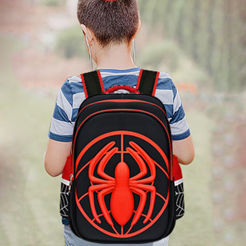 Printed Embroidery Kit - Fashion Kid Backpack Children Boys School
