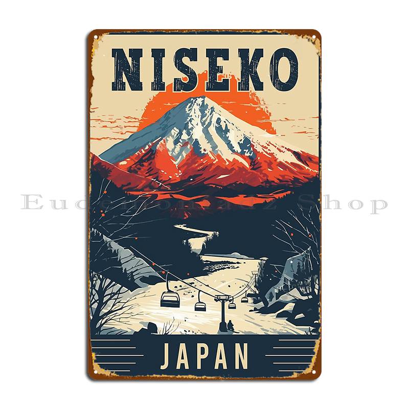 Embroidery Studio - Winter Paradise In Niseko Japan Vintage