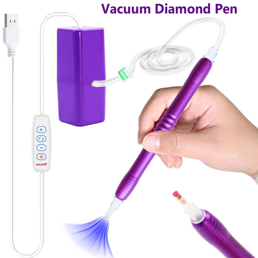 Embroidery Details - Electric Vacuum Diamond Painting Pen Kits