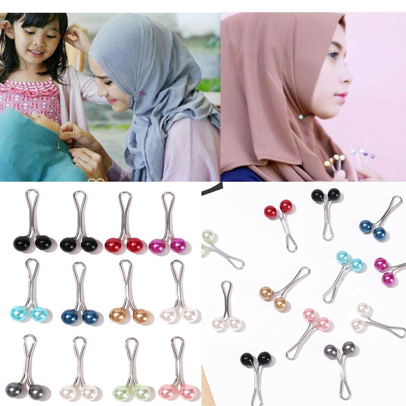 6/12/24PCS Pearls Pins Women S - đánh giá và giá Embroidery Hijab