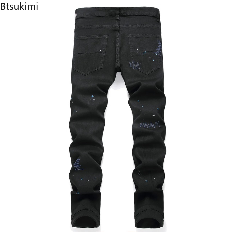 2026 New Men's Fashion Crystal - đánh giá và giá Embroidery On Jeans