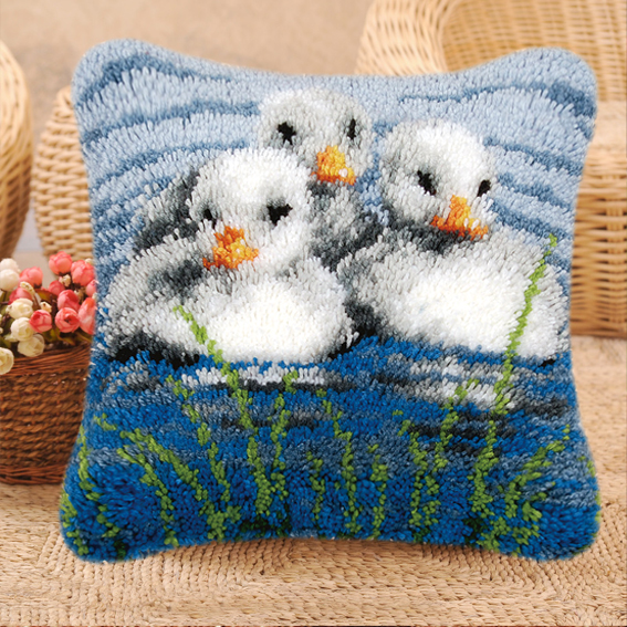 Cartoon Cute Bird Duck Latch H - đánh giá và giá Printed Embroidery Kit