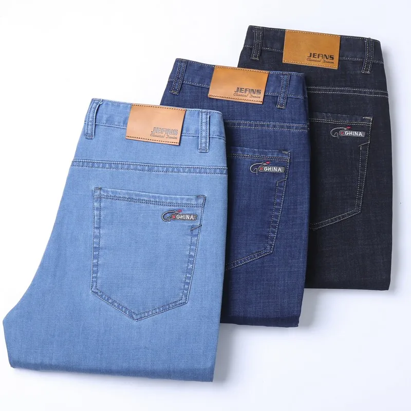 2026 New Ice Silk Thin Denim J - đánh giá và giá Embroidery On Jeans
