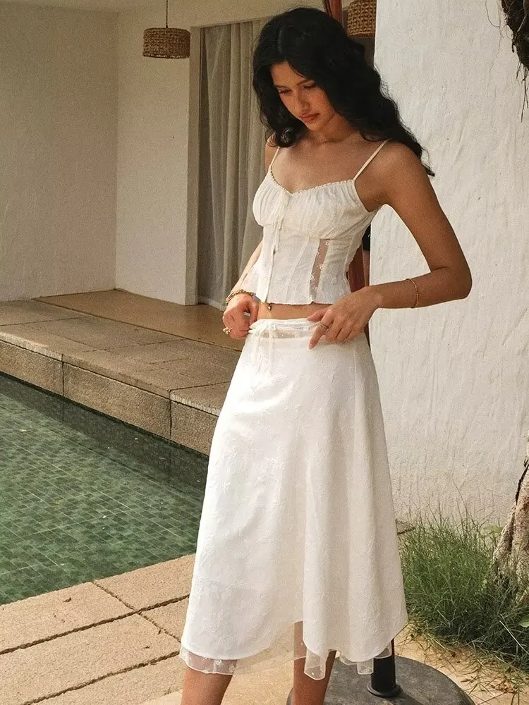 Chicheca Summer White Dress Se - đánh giá và giá Embroidery White Dress