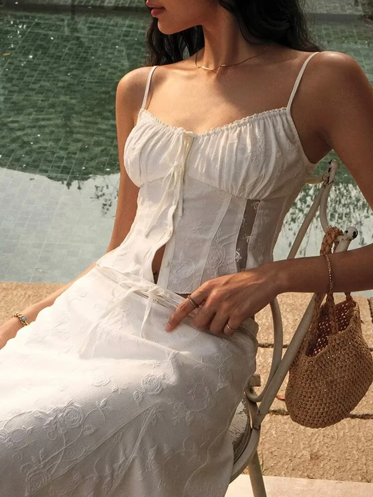 Chicheca Summer White Dress Se - đánh giá và giá Embroidery White Dress