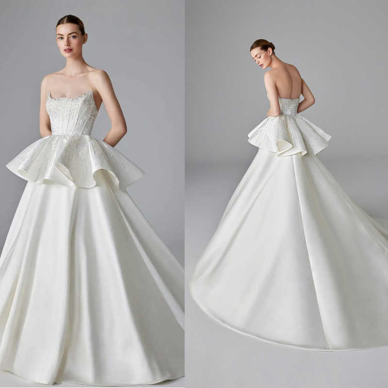 Elegant Wedding Dress A-Line S - đánh giá và giá Embroidery Online Design