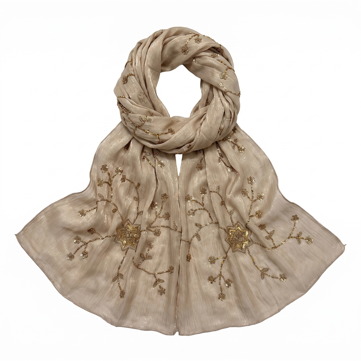 Fashion Crinkle Hijab Scarf Wi - đánh giá và giá Embroidery Hijab