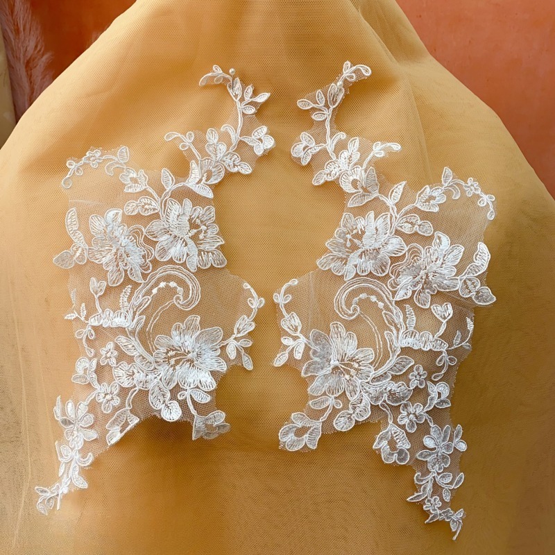 2 Pieces/4 Pieces, Exquisite W - đánh giá và giá Embroidery White Dress