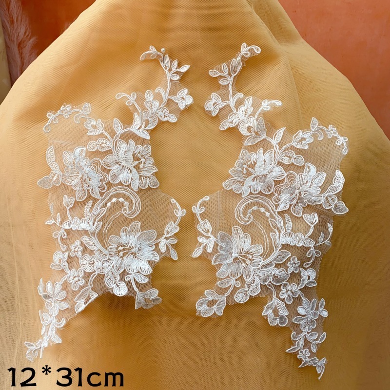 2 Pieces/4 Pieces, Exquisite W - đánh giá và giá Embroidery White Dress
