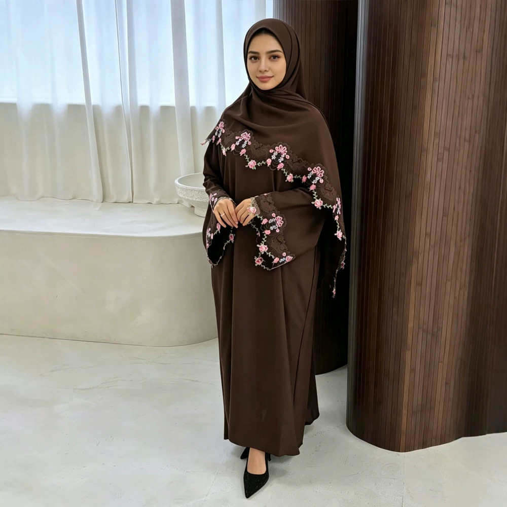 Eid Dress Women Muslim Abaya P - đánh giá và giá Embroidery Hijab