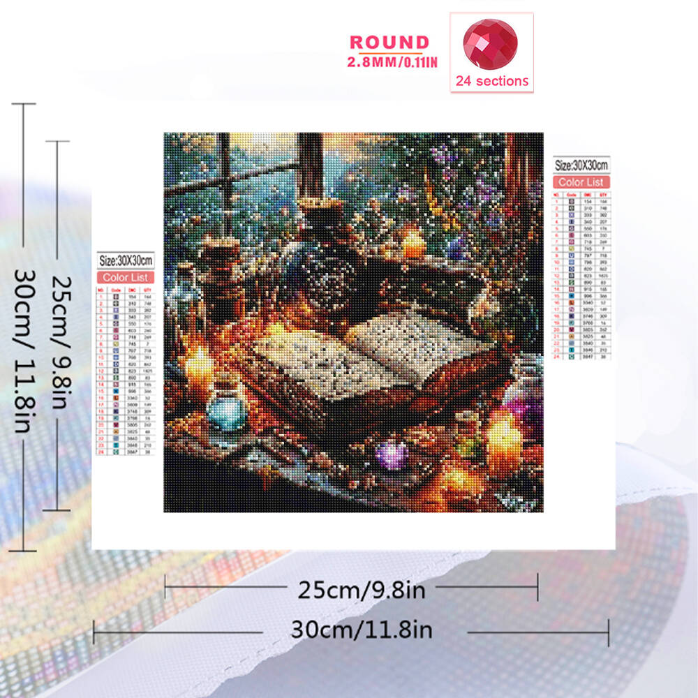 Evershine DIY Full Square Roun - đánh giá và giá Embroidery Journal Book