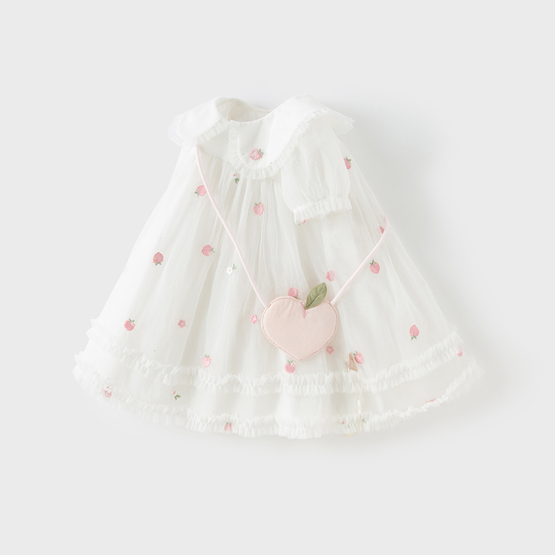 Dave Bella Girls Baby Mesh Pri - đánh giá và giá Embroidery White Dress