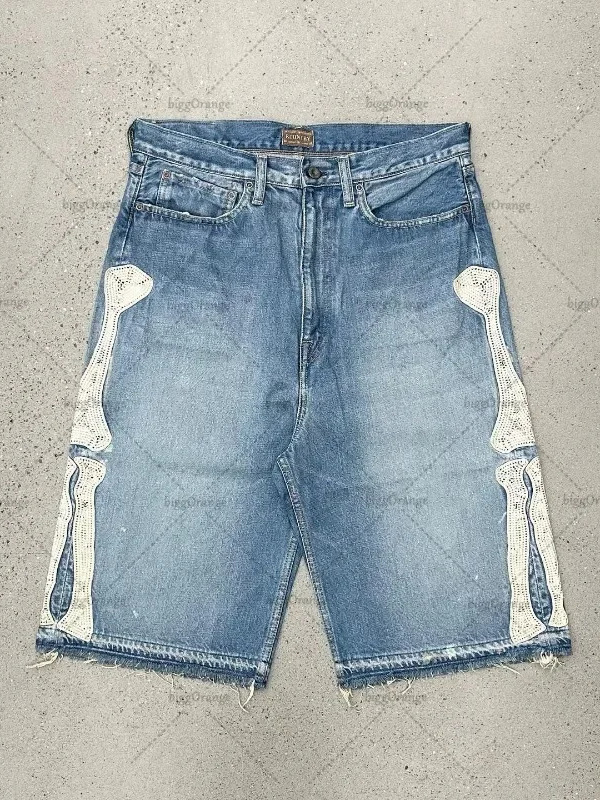 Deeptown Y2k Vintage Harajuku  - đánh giá và giá Embroidery On Jeans