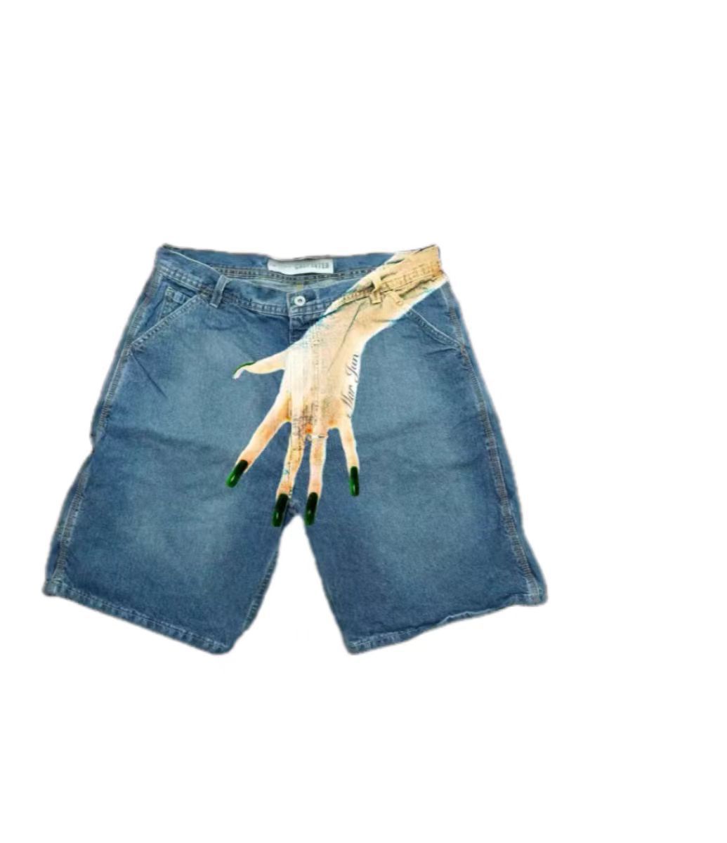 Deeptown Y2k Vintage Harajuku  - đánh giá và giá Embroidery On Jeans