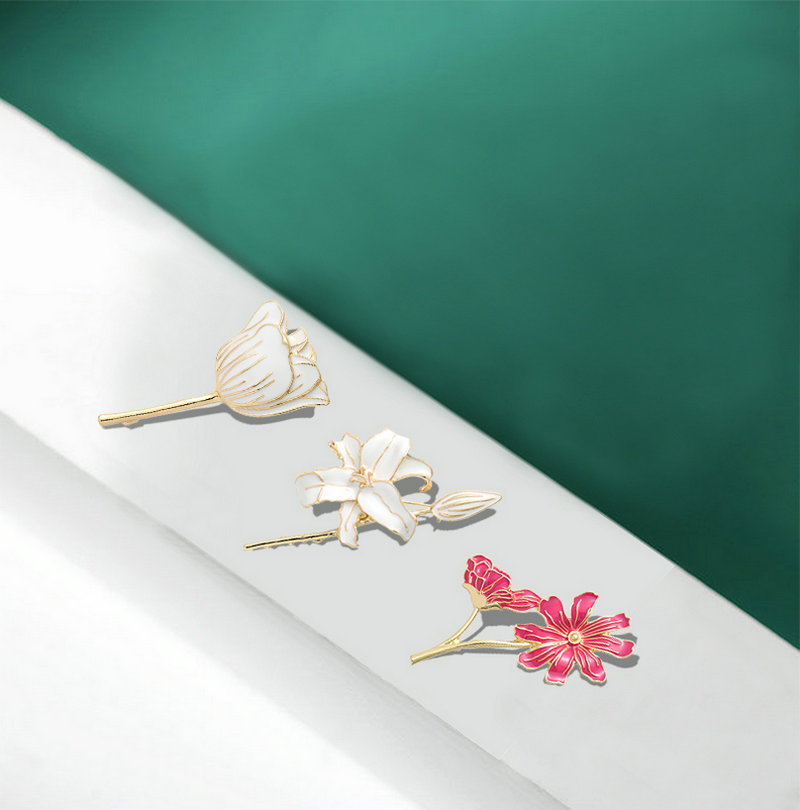 Hoa Thổ Cẩm Trắng Hoa Tulip Đỏ - đánh giá và giá Embroidery Wallpaper