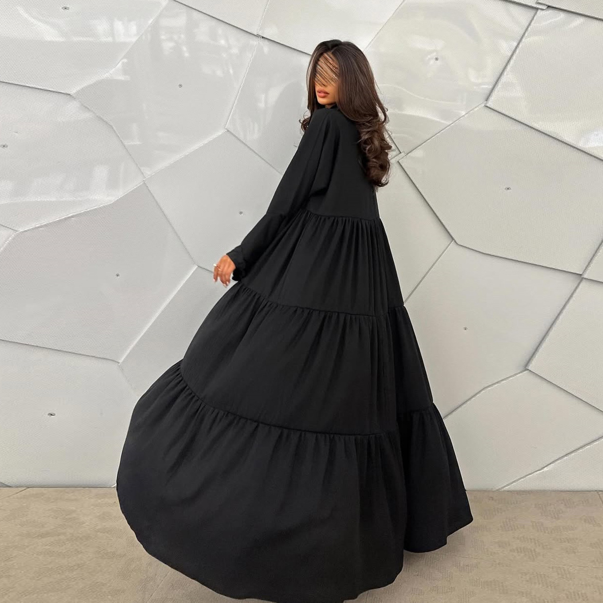 Muslim Hijab Dress Women Flare - đánh giá và giá Embroidery Hijab