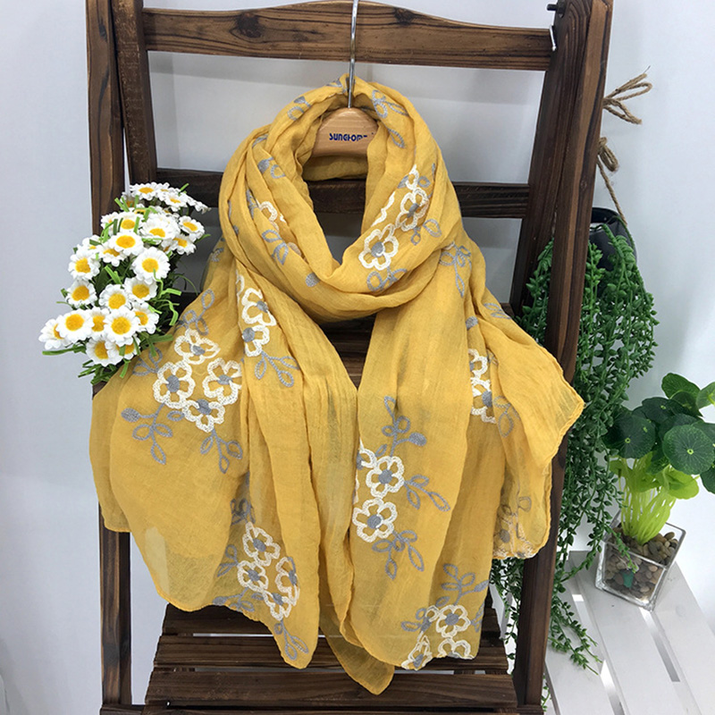 Nhiều Màu Sắc Dân Tộc Thêu Nữ  - đánh giá và giá Embroidery Hijab