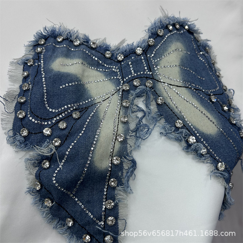 New Spring Summer Loose Women  - đánh giá và giá Embroidery On Jeans