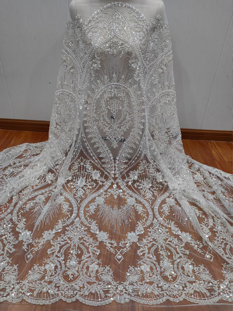 1yard white High-density Mesh  - đánh giá và giá Embroidery White Dress