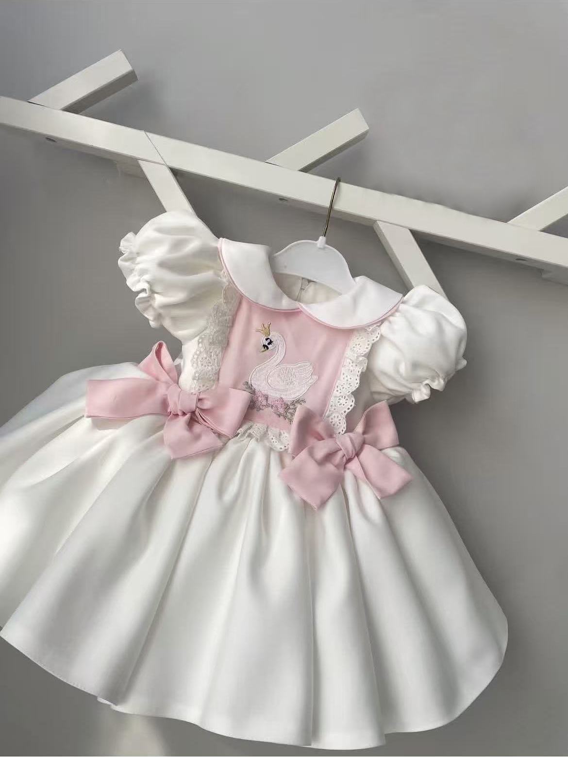 0-12Y Baby Girl Summer White S - đánh giá và giá Embroidery White Dress