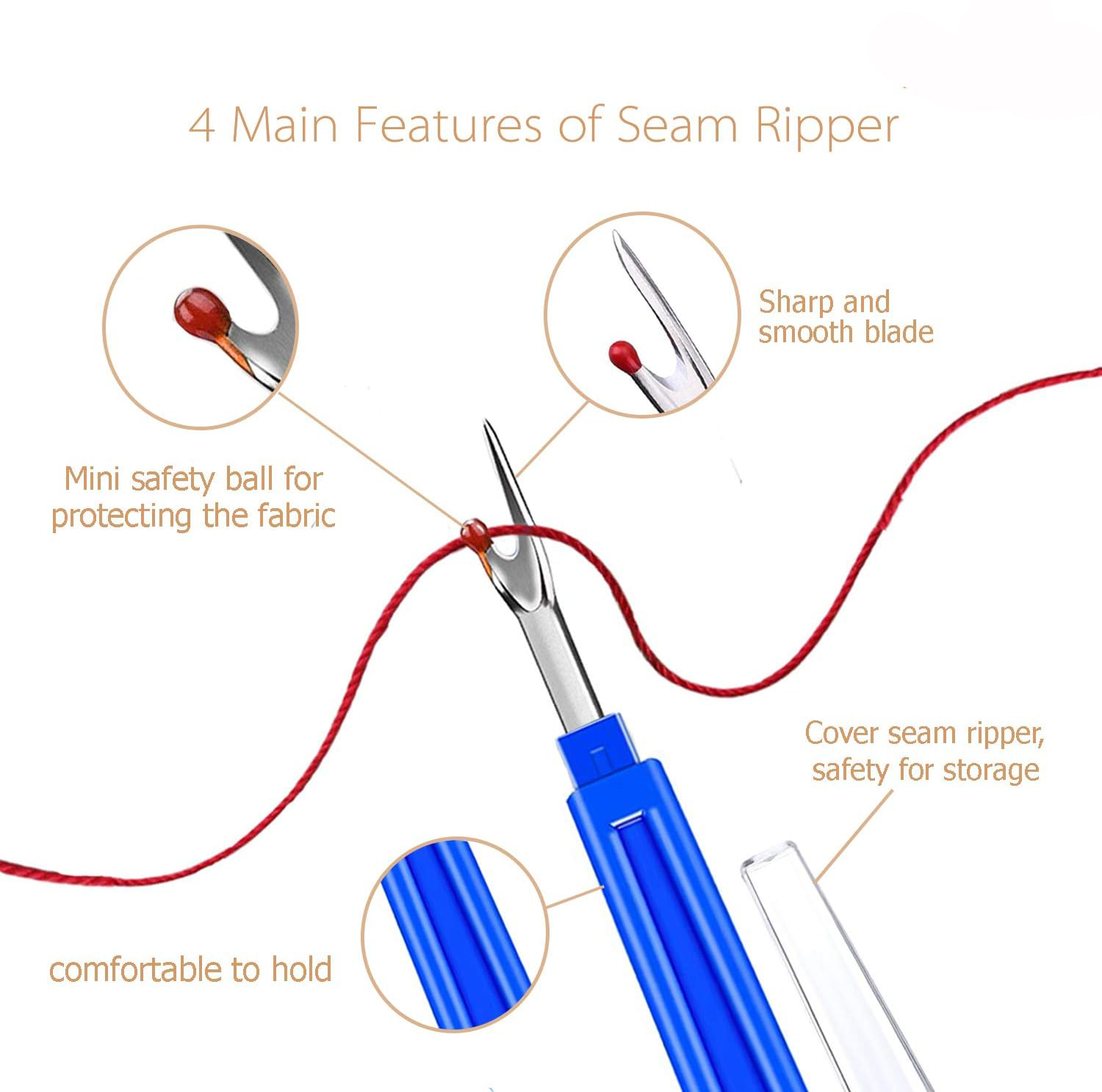 Sewing Seam Ripper Kit  Sewing - đánh giá và giá Embroidery Kit Starter