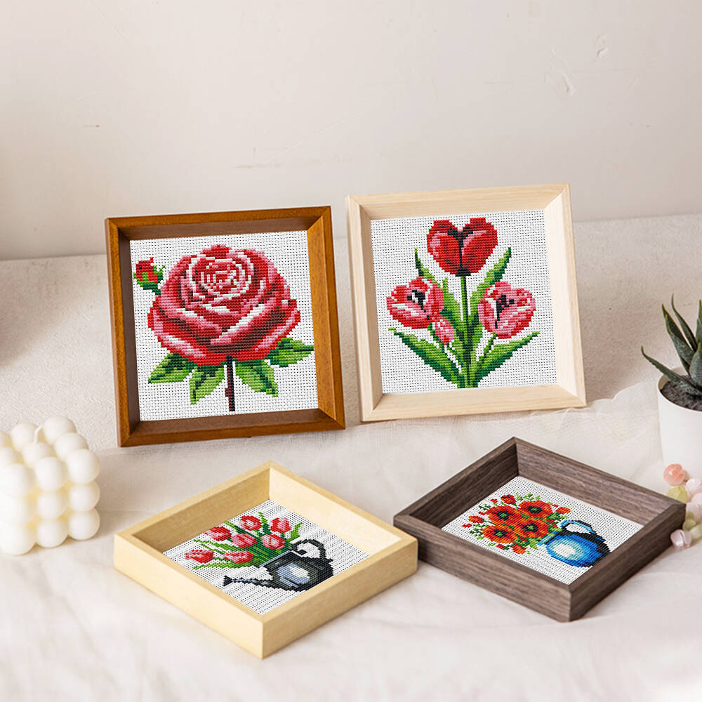 Evershine 8pcs Mini Flower Cro - đánh giá và giá Embroidery Meaning