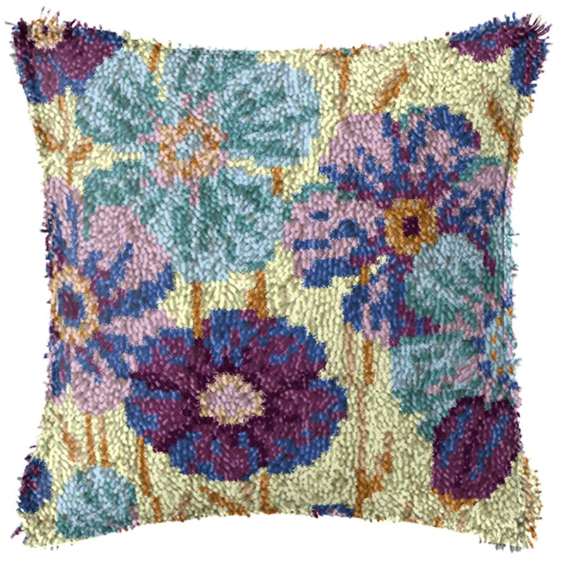 European Retro Flower Latch Ho - đánh giá và giá Printed Embroidery Kit