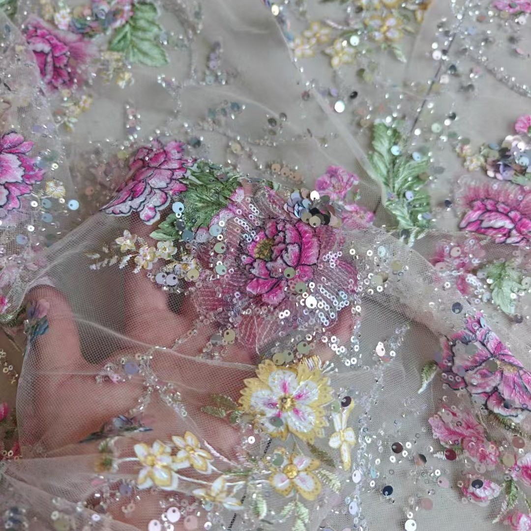 1M 120Cm Wide Luxury Beaded La - đánh giá và giá Embroidery Underlay