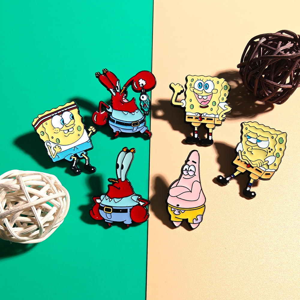6 Pcs SpongeBob SquarePants An - đánh giá và giá Embroidery Wallpaper