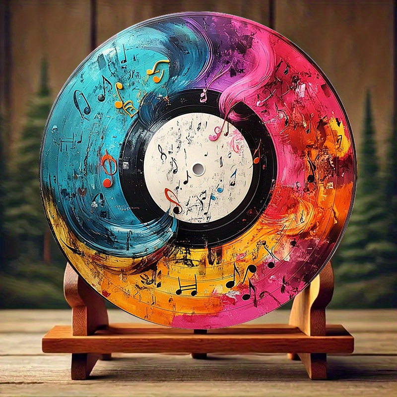 Colorful Vinyl Record Music No - đánh giá và giá Embroidery Studio