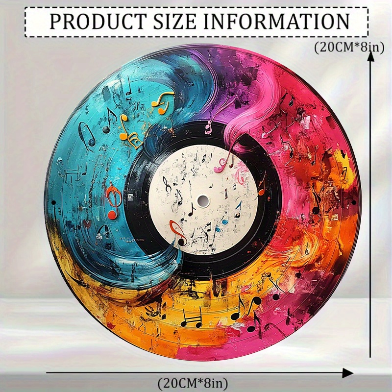 Colorful Vinyl Record Music No - đánh giá và giá Embroidery Studio