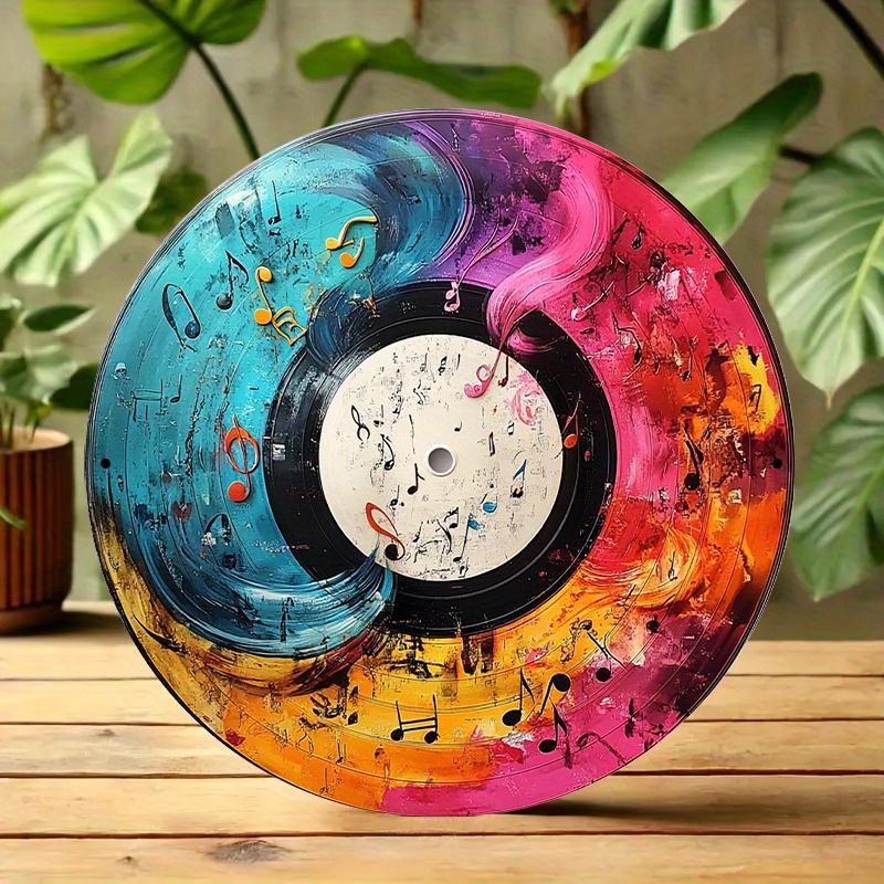 Colorful Vinyl Record Music No - đánh giá và giá Embroidery Studio
