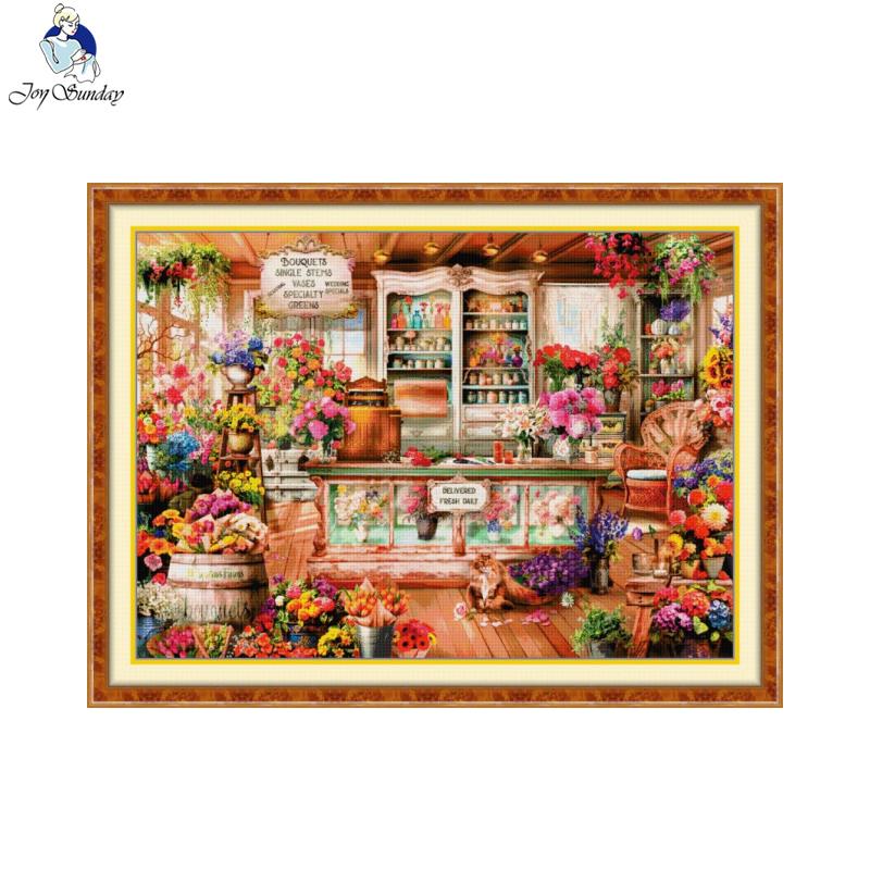 Joy Sunday Flower Shop Pattern - đánh giá và giá Embroidery Meaning
