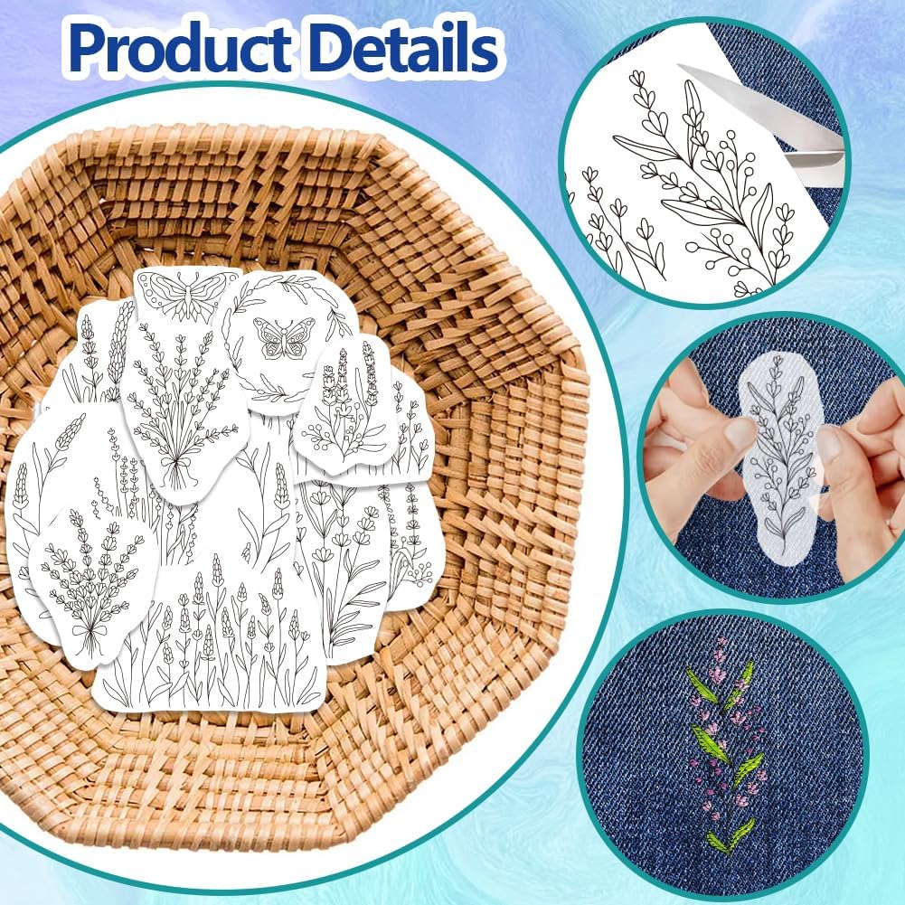 Lavender Flower Butterfly Wate - đánh giá và giá Embroidery Meaning