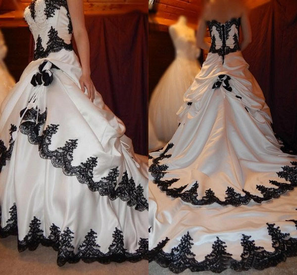 Vintage Wedding Dress Gothic B - đánh giá và giá Embroidery White Dress