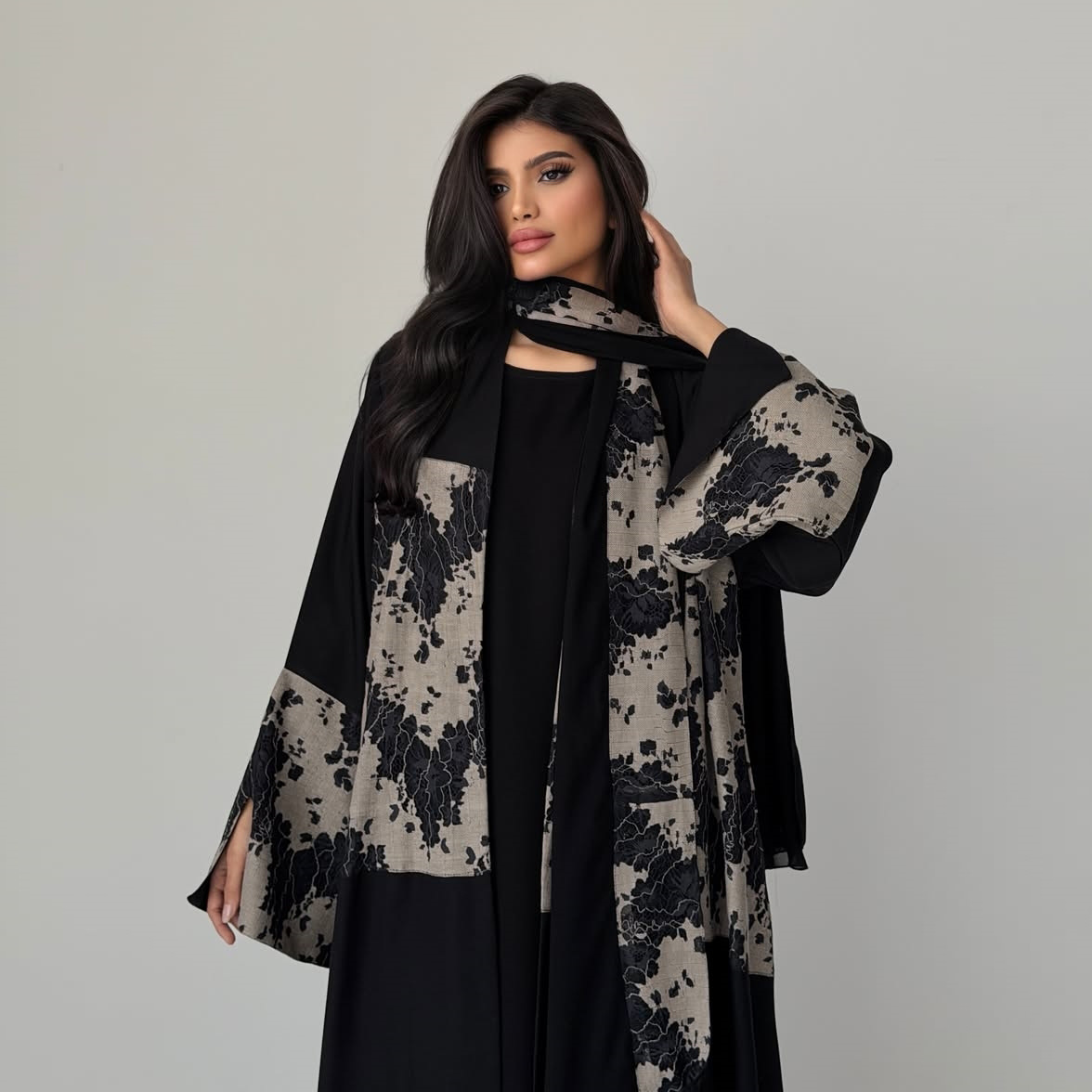 Women Eid Abaya Hijab 2 Piece  - đánh giá và giá Embroidery Hijab
